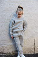 Basic Kids Graffiti Sweat Pants Grey
